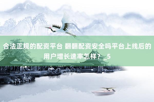 合法正规的配资平台 翻翻配资安全吗平台上线后的用户增长速率怎样？_5